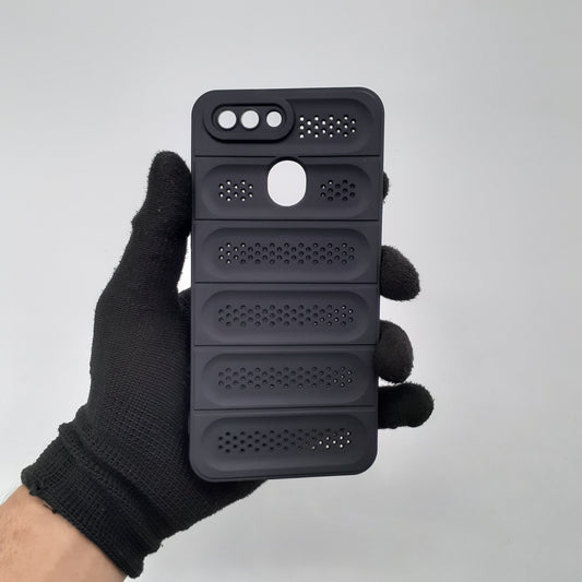 OPPO A3s Case, Slim Shockproof TPU Cover with Heat Dissipation, Full Protection Lightweight Phone Shell