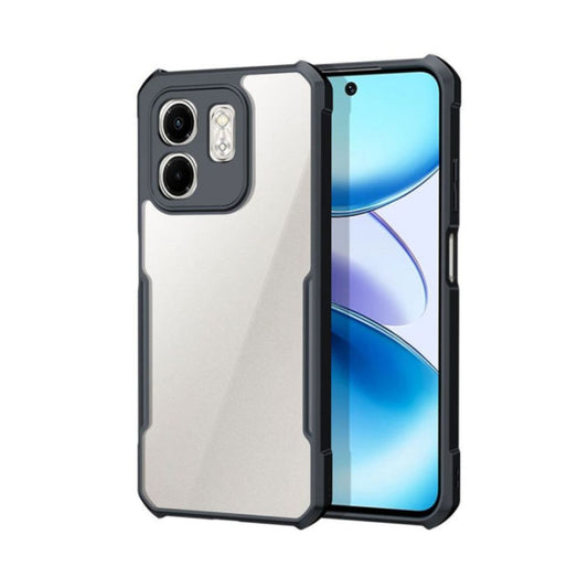 infinix Hot 50i iPAKY Rugged Anti-Drop Case with Shock-Proof Edges and Anti-Slip Hand Grip Soft TPU Back Cover Protection