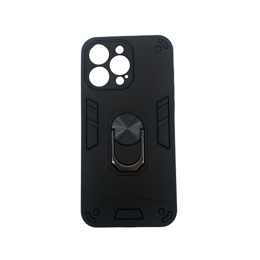 iPhone 15 Pro Max Case with Ring Holder, Hard PC, Shockproof, Slim Cover