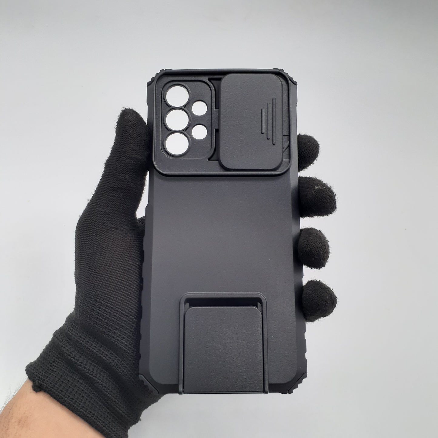 Samsung A23 Heavy Duty Phone Case Protective Camera Slide Cover Kickstand Hands Free Viewing