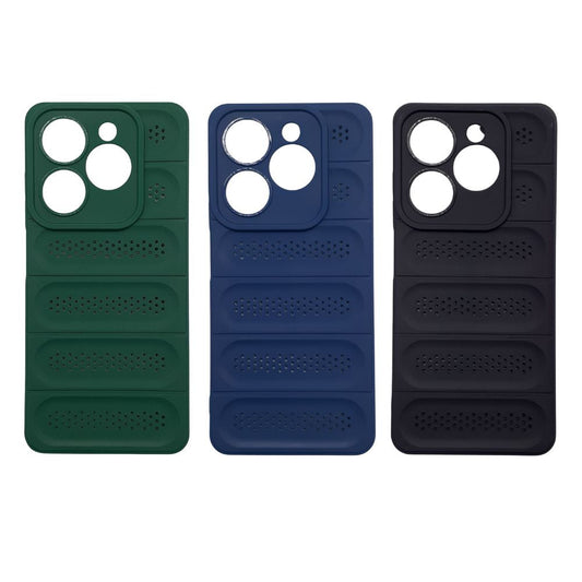 Tecno Spark Go 2024 Phone Case - Heavy Duty Strong TPU Shockproof Full Body Protective Cover with Heat Dissipation Design