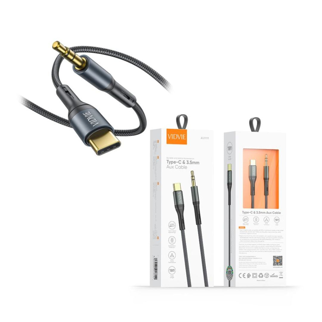 VIDVIE AL-1111 USB-C to AUX Cable