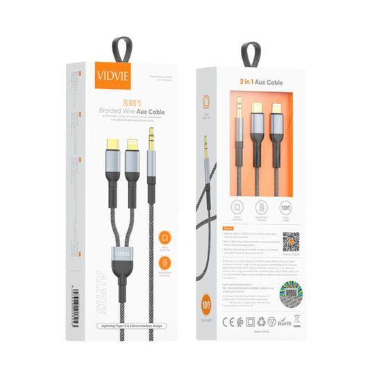 VIDVIE AL-1112 Lightning to all in 1 AUX Cable
