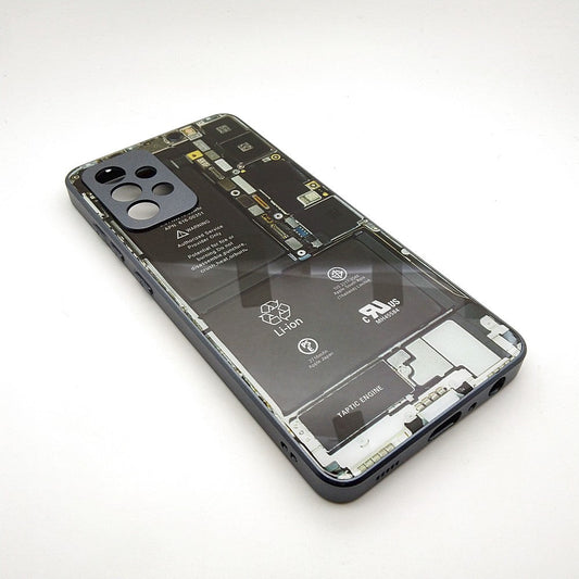 Circuit Board High Quality Hard Cover Full Camera Lens Protective Case for Samsung A72
