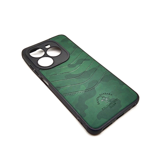 TECNO Spark 20 POLO clothe texture case velvet Back Cover Green