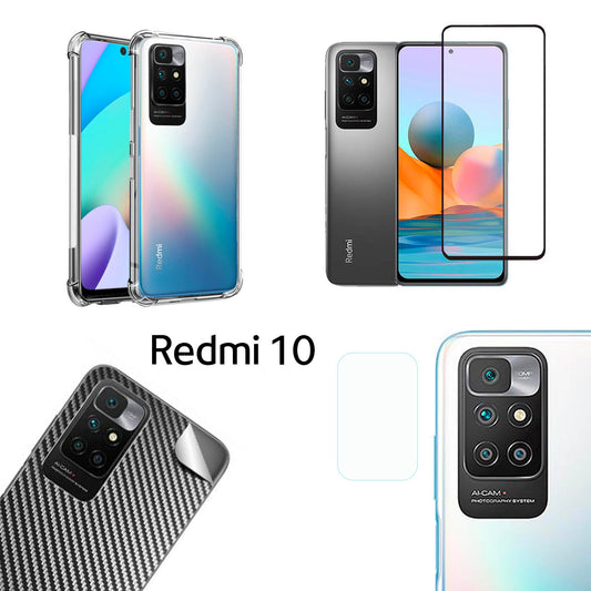 4in1 Protection pack for Redmi 10