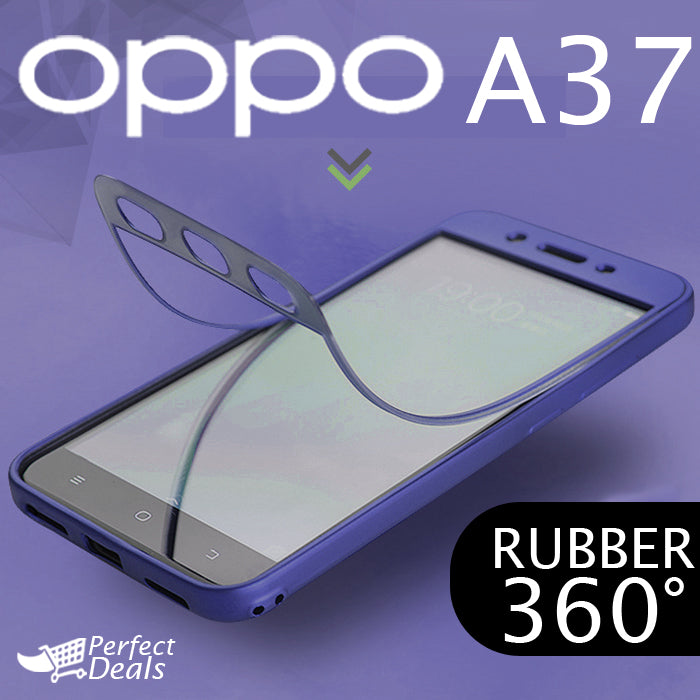 Rubber 360° TPU Case for OPPO A37