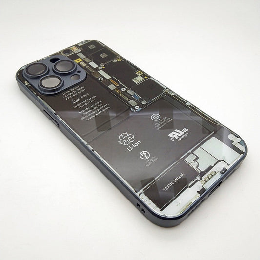 Circuit Board High Quality Hard Cover Full Camera Lens Protective Case for iPhone 14 Pro Max