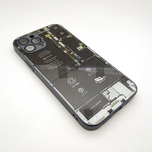 Circuit Board High Quality Hard Cover Full Camera Lens Protective Case for iPhone 12 Pro