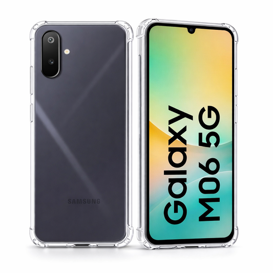 Samsung M06 Clear Anti-Shock Case Reinforced Corner Bumper Cover