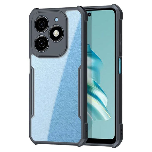 Tecno Spark 10C case Matte Black Back Cover Soft Silicone TPU Bumper case