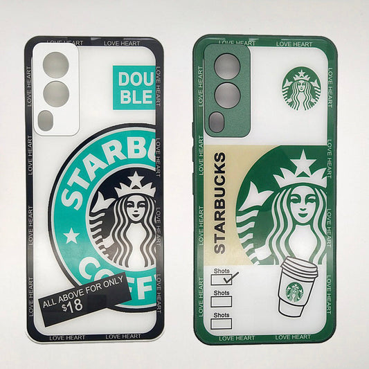 V21E Starbucks Design Back cover Case for Vivo V21E 5G
