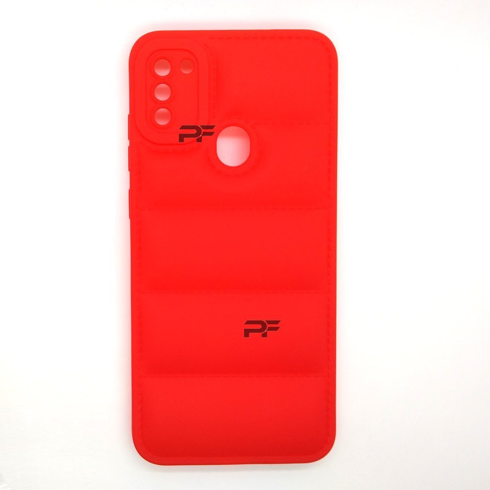Puffer Case Jacket Cushion Back Cover for Samsung M11