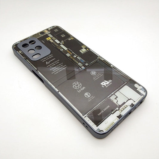 Circuit Board High Quality Hard Cover Full Camera Lens Protective Case for OPPO A54