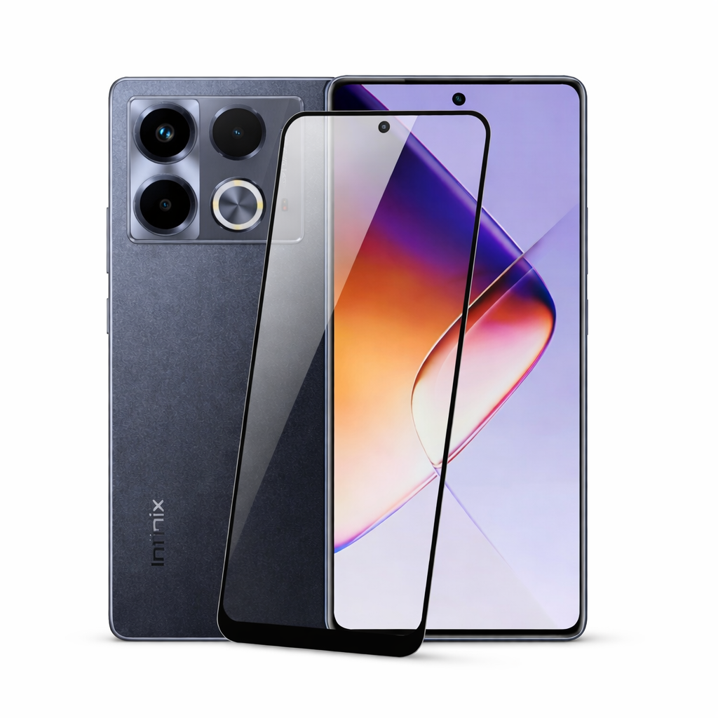 infinix Note 40 Pro Tempered Glass Screen Protector 9H HD Clear
