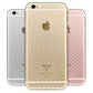 iPhone 6 Plus / 6s Plus carbon Back Clear Skin Sticker