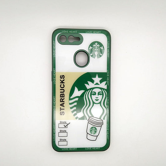 Starbucks Back Cover Hard Shel PC Case For OPPO F9 / F9 Pro