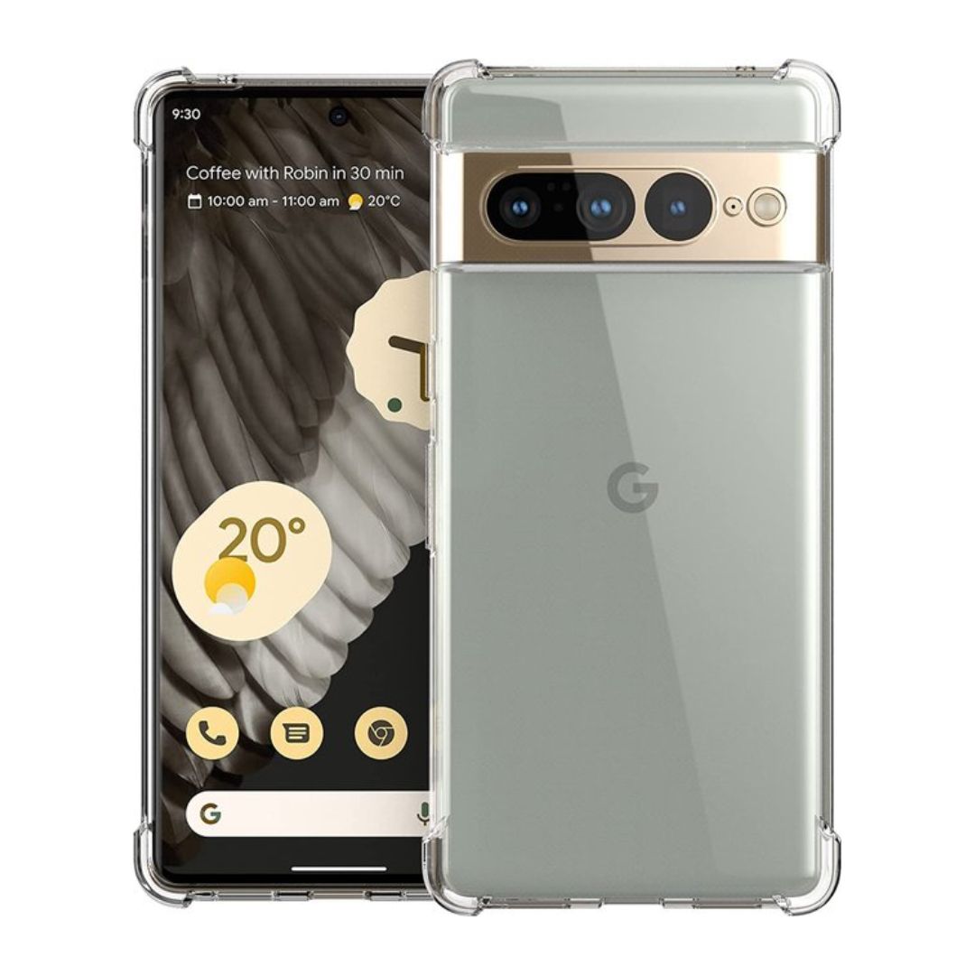 Clear AntiShock Clear Back Cover Soft Silicone TPU Bumper case