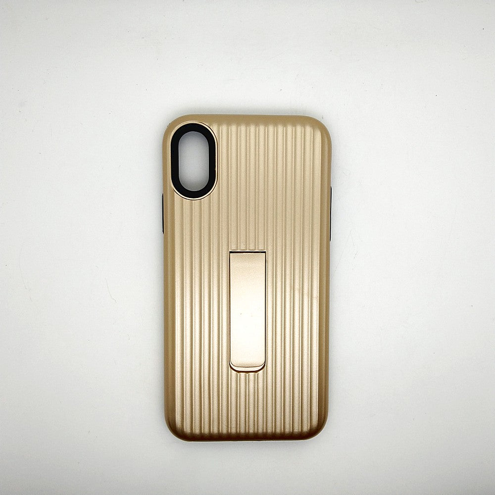 New Stand Stipe RGB Hard Perfect Grip Suitcase type Back Cover Phone Case for apple iPhone