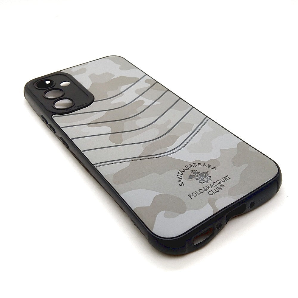 Samsung A34 5G POLO clothe texture case velvet Back Cover Grey