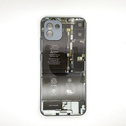 Circuit Board High Quality Hard Cover Full Camera Lens Protective Case for Samsung A03