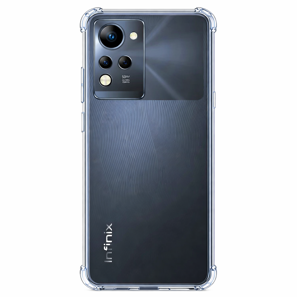 infinix Note 12 Clear Anti-Shock Case Reinforced Corner Protection