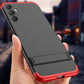 LEEKA Samsung A34 Full 3in1 Cover 360º Shockproof Armor Hard Matte PC Case with Stand