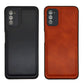 Luxury Leather Case Protection Phone Case Back Cover for Samsung A03s