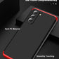 LEEKA Samsung S21 FE Full 3in1 Cover 360º Shockproof Armour Hard Matte PC Case