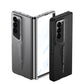 LEEKA Samsung Z Fold 5 case with Super Luxury Sport car fiber Pro case design with free inbuilt Screen Protector