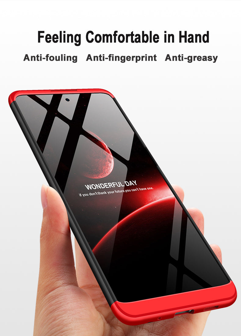 LEEKA Samsung S20 FE Full 3in1 Cover 360º Shockproof Armour Hard Matte PC Case