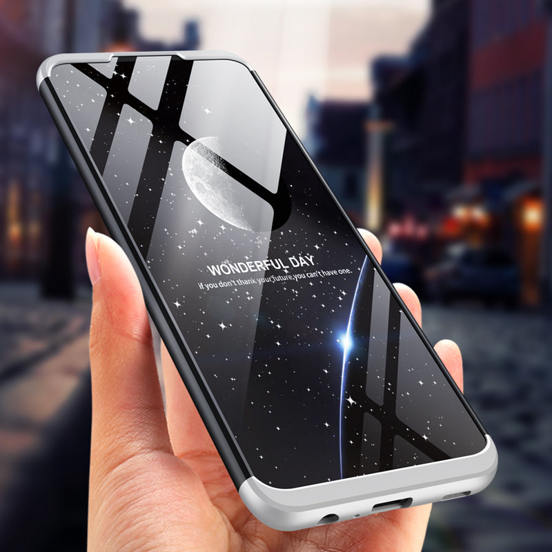 LEEKA Samsung A32 Full 3in1 Cover 360º Shockproof Armour Hard Matte PC Case