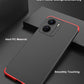 LEEKA Vivo Y16 Full 3in1 Cover 360º Shockproof Armour Hard Matte PC Case