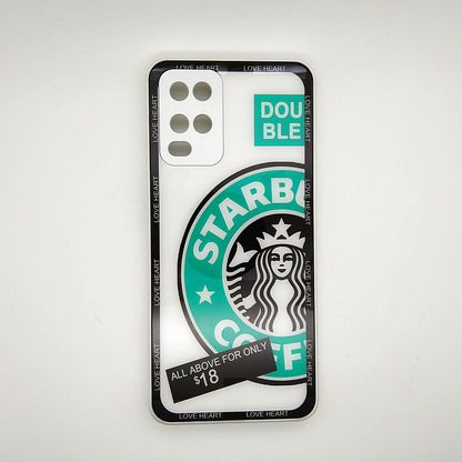Starbucks Back Cover Hard Shel PC Case For OPPO OPPO A54 4G