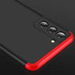 LEEKA Samsung S21 FE Full 3in1 Cover 360º Shockproof Armour Hard Matte PC Case
