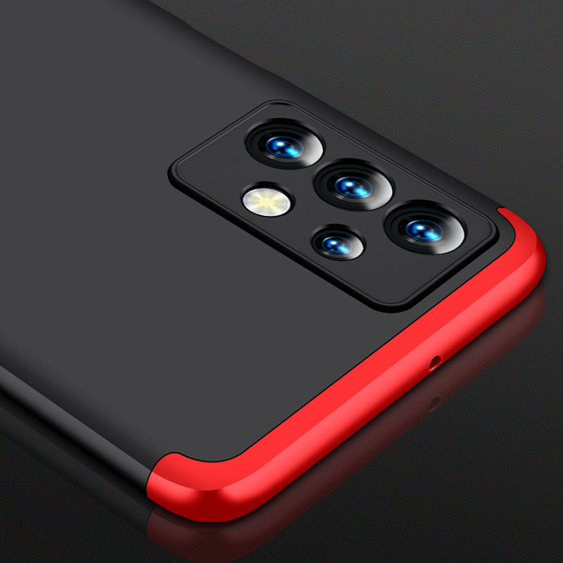 LEEKA Samsung A13 Full 3in1 Cover 360º Shockproof Armour Hard Matte PC Case