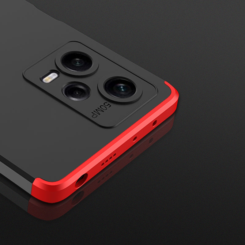 LEEKA Redmi Note 12 Pro Full 3in1 Cover 360º Shockproof Armour Hard Matte PC Case