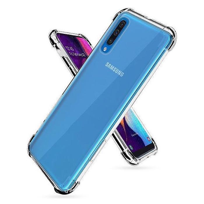 AntiShock Clear Back Cover Soft Silicone TPU Bumper case for Samsung A70