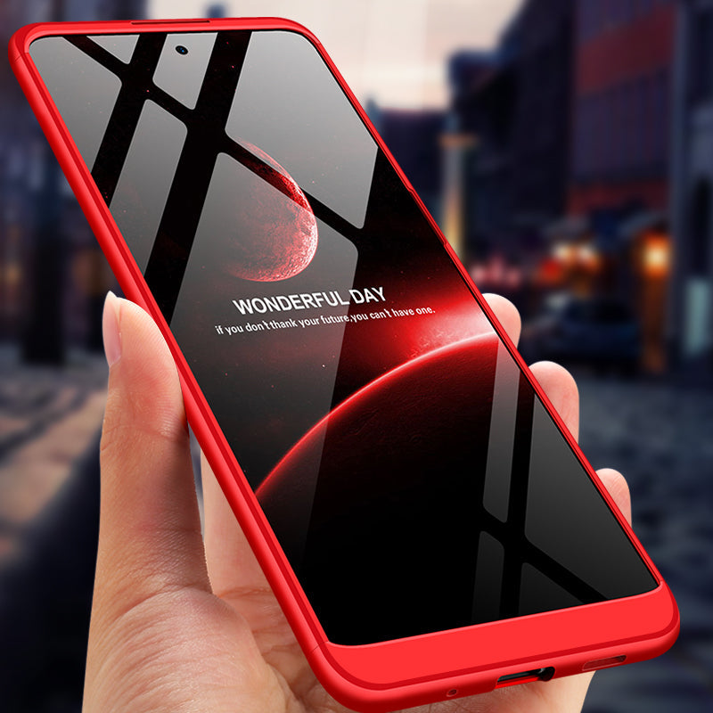 LEEKA Samsung S20 FE Full 3in1 Cover 360º Shockproof Armour Hard Matte PC Case