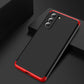 LEEKA Samsung S21 FE Full 3in1 Cover 360º Shockproof Armour Hard Matte PC Case