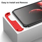 LEEKA Samsung A13 Full 3in1 Cover 360º Shockproof Armour Hard Matte PC Case