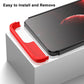 LEEKA Vivo Y16 Full 3in1 Cover 360º Shockproof Armour Hard Matte PC Case