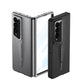LEEKA Samsung Z Fold 3 case with Super Luxury Sport car fiber Pro case design with free inbuilt Screen Protector