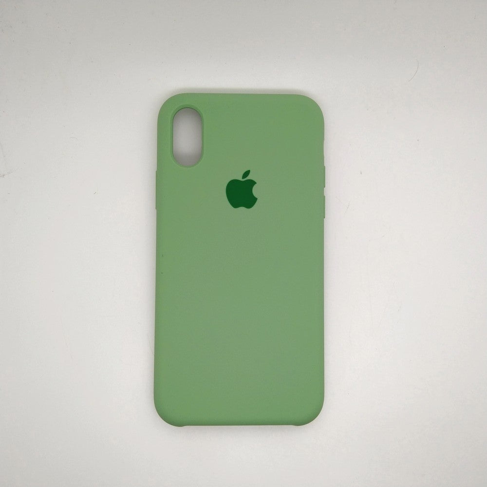 apple silicone case Velvet Hard back cover for iPhone X / XS