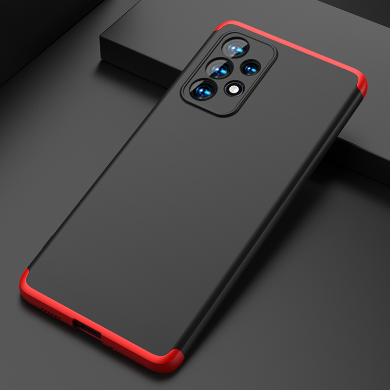 LEEKA Samsung A53 Full 3in1 Cover 360º Shockproof Armor Hard Matte PC Case