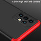 LEEKA Samsung A72 Full 3in1 Cover 360º Shockproof Armour Hard Matte PC Case