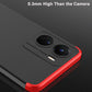 LEEKA Vivo Y16 Full 3in1 Cover 360º Shockproof Armour Hard Matte PC Case