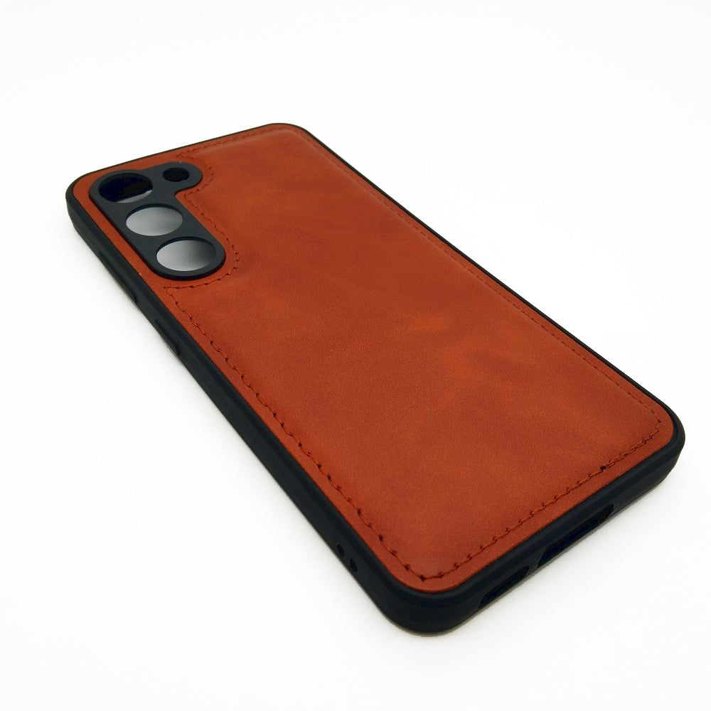 Luxury Leather Case Protection Phone Case Back Cover for Samsung S23