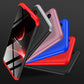 LEEKA Samsung A72 Full 3in1 Cover 360º Shockproof Armour Hard Matte PC Case