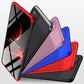 LEEKA Samsung A73 Full 3in1 Cover 360º Shockproof Armour Hard Matte PC Case